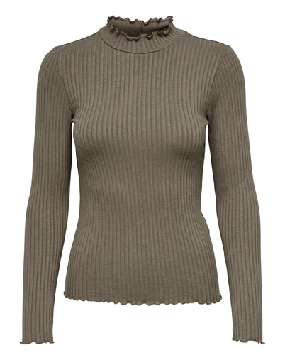 JDY - JDYFransiska Life Bluse - Walnut
